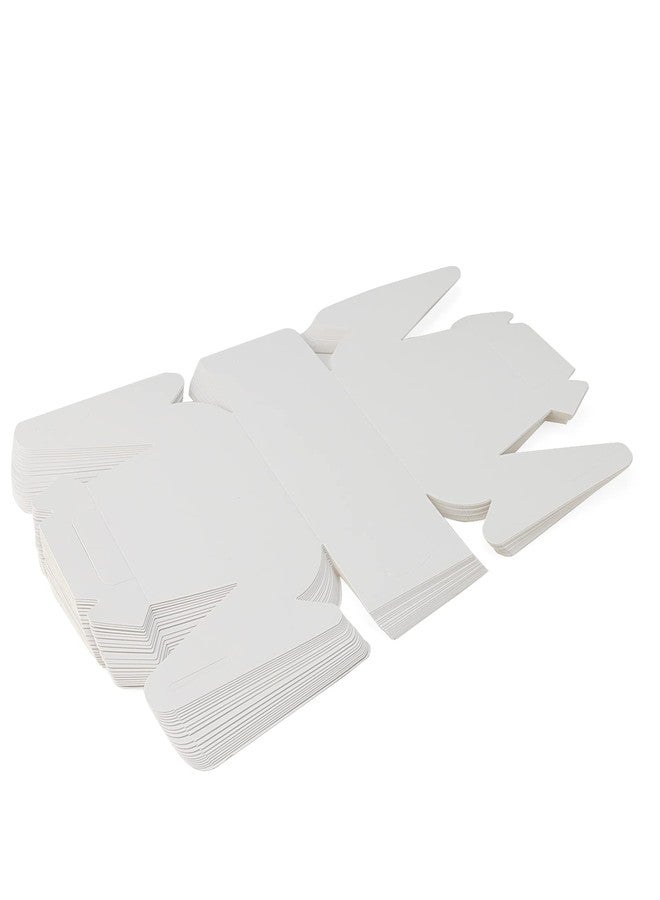 LEXININ 100 Pack White Gable Favor Boxes, 4.5 x 3 x 5.5 Inch Gable Paper Boxes, Gable Treat Goodie Boxes for Birthday Weddings Party Decoration Supplies - Image 5